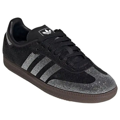Adidas Samba OG "Black Rhinestone Silver"