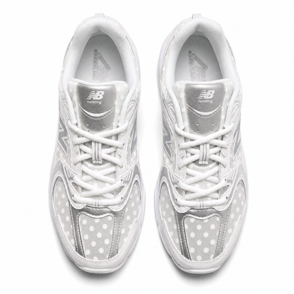 New Balance "530 Polka Silver Dots"